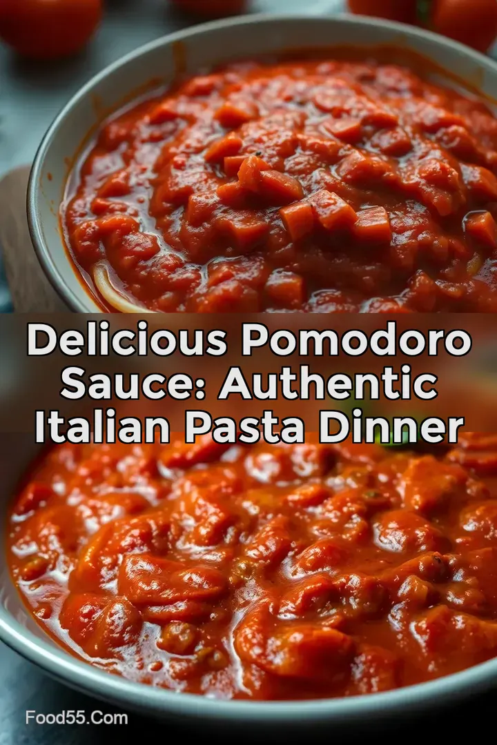 Delicious Pomodoro Sauce: Authentic Italian Pasta Dinner : PIN FOR LATER Delicious Pomodoro Sauce: Authentic Italian Pasta Dinner