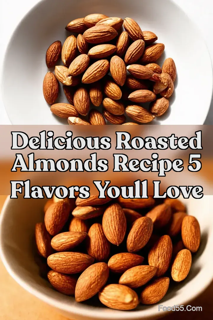 Delicious Roasted Almonds Recipe 5 Flavors Youll Love : PIN FOR LATER Delicious Roasted Almonds Recipe 5 Flavors Youll Love