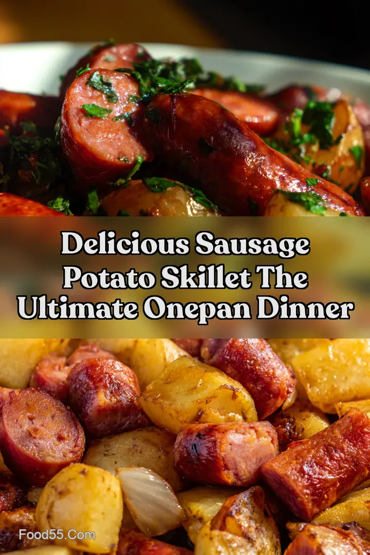 Delicious Sausage Potato Skillet The Ultimate OnePan Dinner