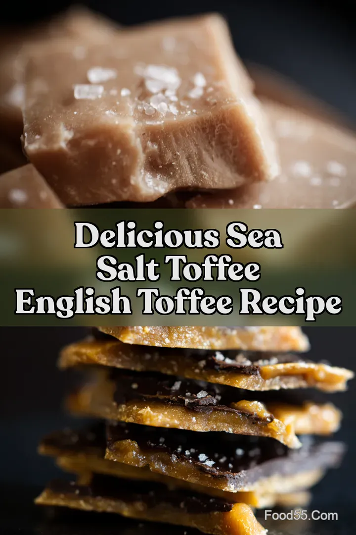 Delicious Sea Salt Toffee English Toffee Recipe