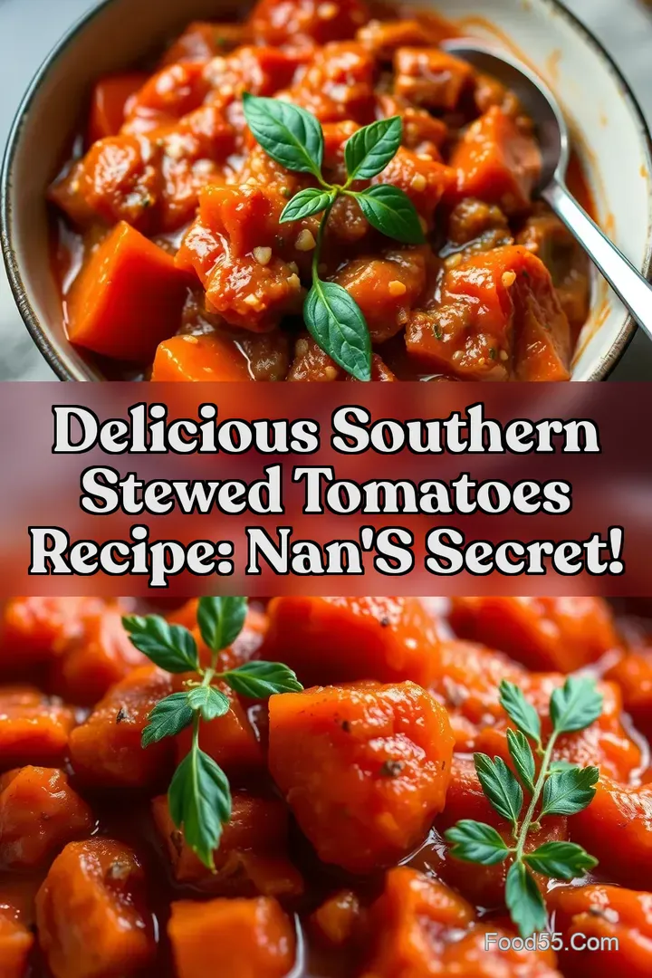 Delicious Southern Stewed Tomatoes Recipe: Nan&#039 s Secret!
