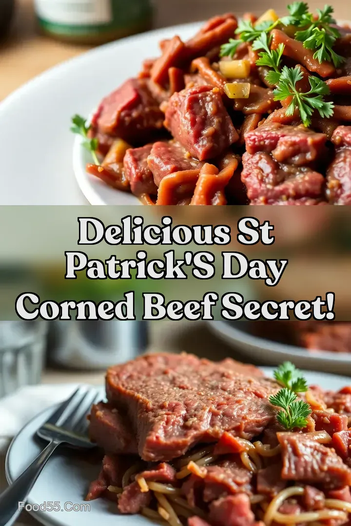 Delicious St Patrick' s Day Corned Beef Secret! : PIN FOR LATER Delicious St Patrick' s Day Corned Beef Secret!