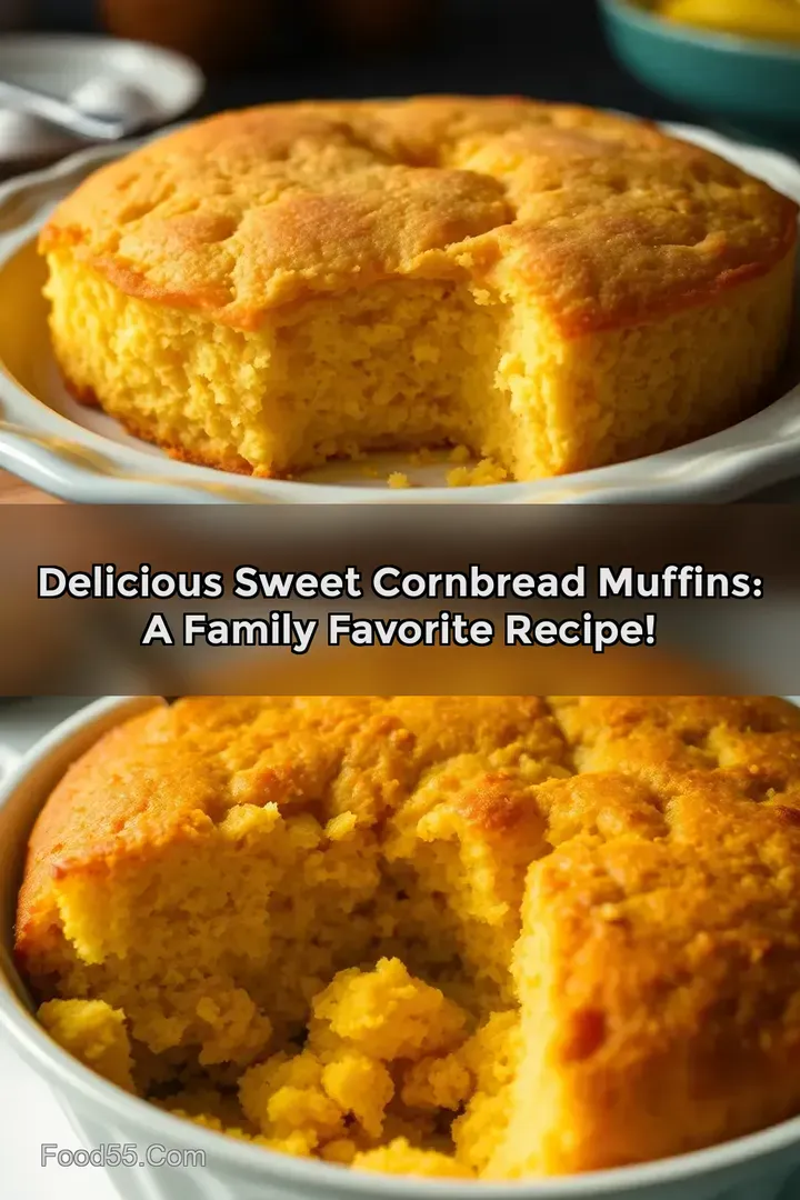 Delicious Sweet Cornbread Muffins: A Family Favorite Recipe! : PIN FOR LATER Delicious Sweet Cornbread Muffins: A Family Favorite Recipe!