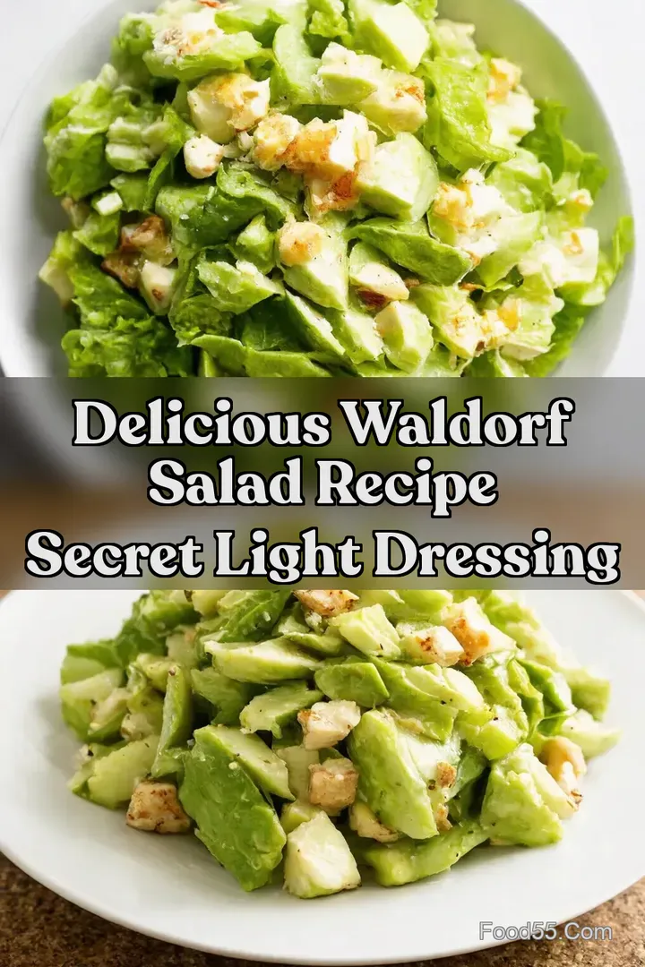 Delicious Waldorf Salad Recipe Secret Light Dressing