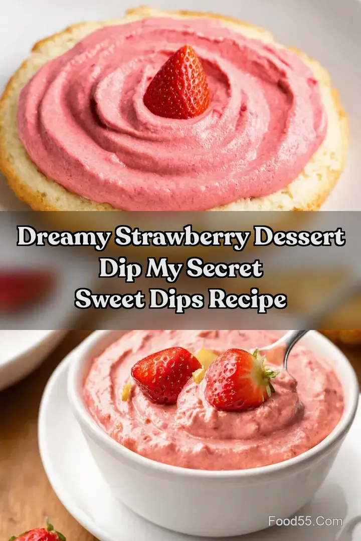 Dreamy Strawberry Dessert Dip My Secret Sweet Dips Recipe