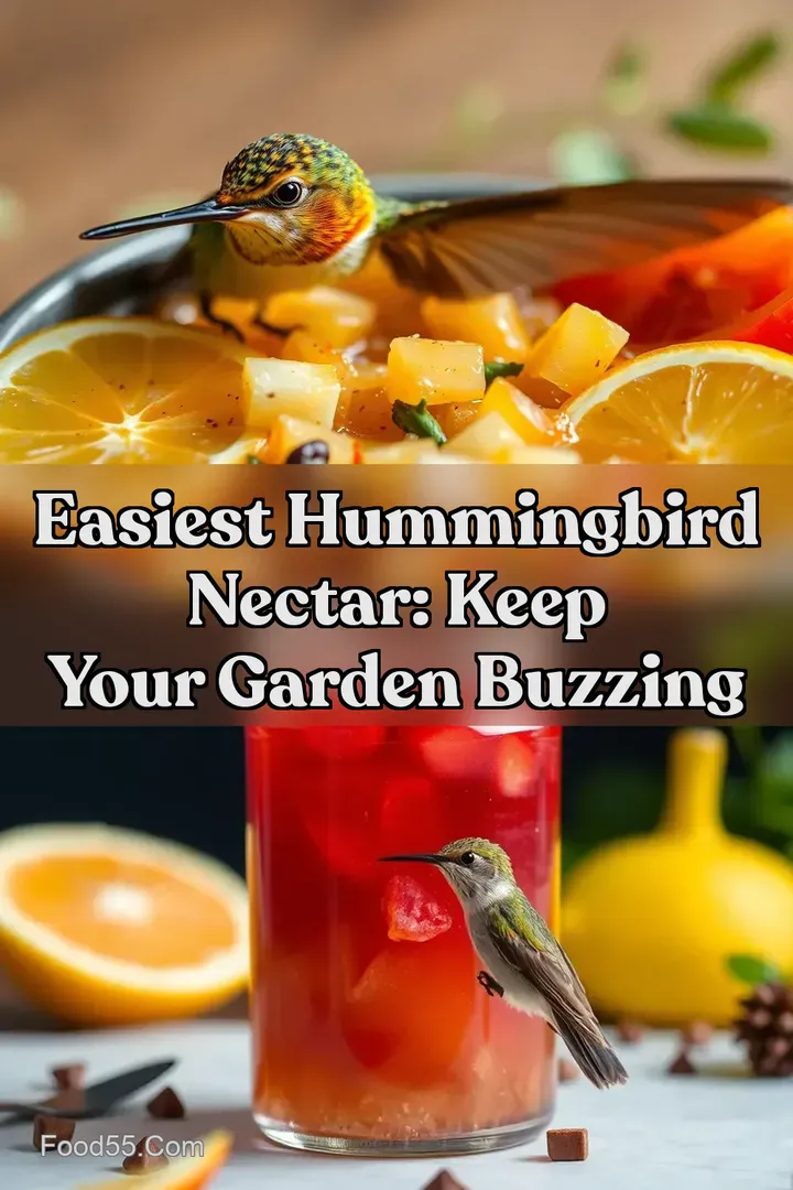 Easiest Hummingbird Nectar: Keep Your Garden Buzzing : PIN FOR LATER Easiest Hummingbird Nectar: Keep Your Garden Buzzing