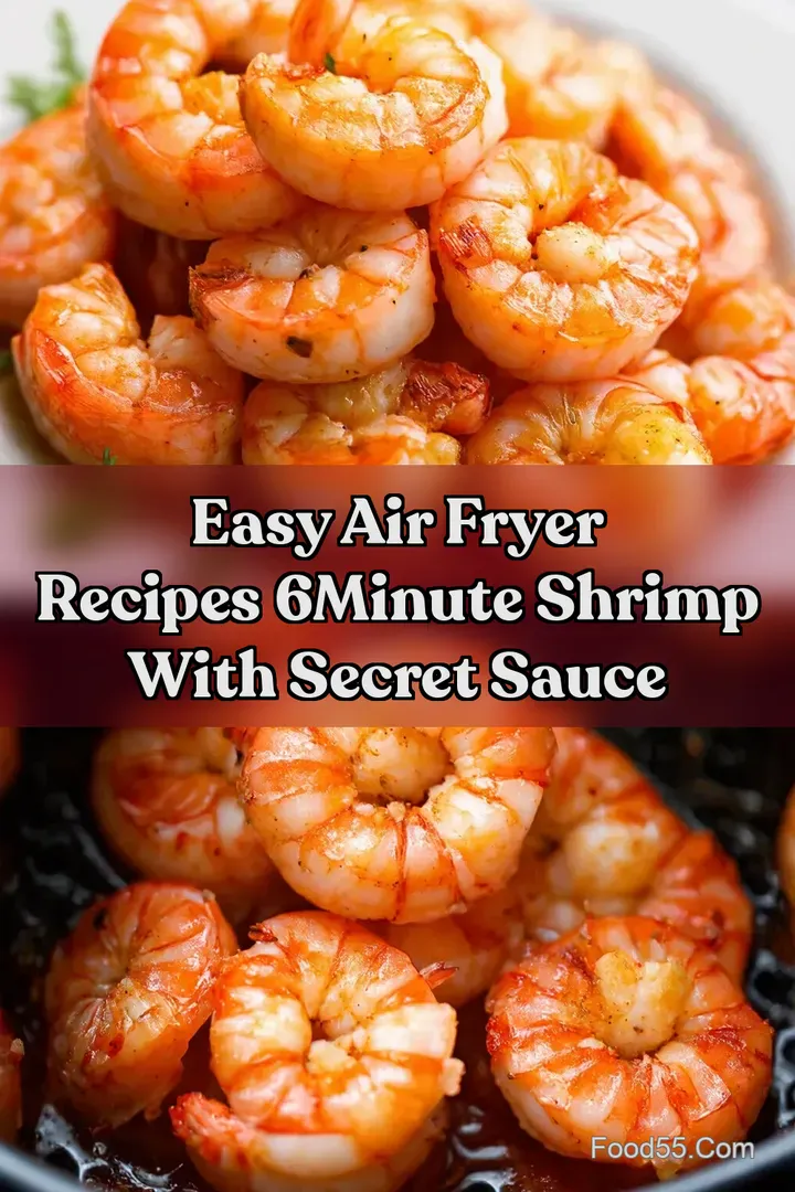 Easy Air Fryer Recipes 6Minute Shrimp With Secret Sauce