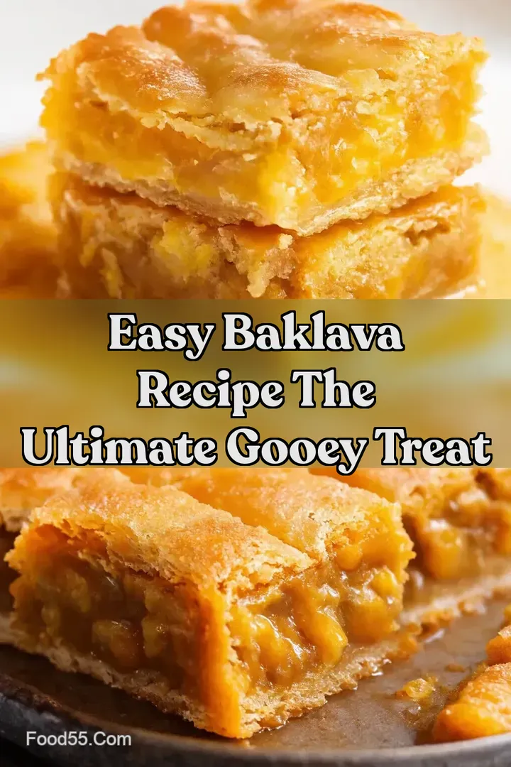 Easy Baklava Recipe The Ultimate Gooey Treat