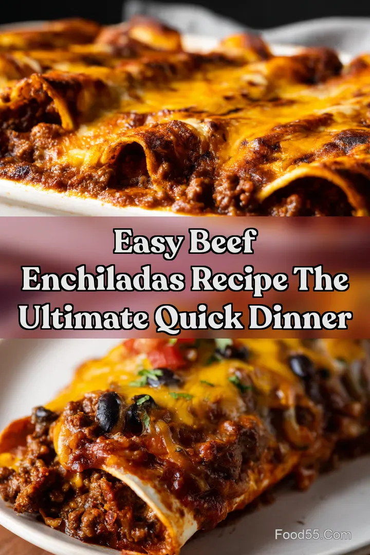 Easy Beef Enchiladas Recipe The Ultimate Quick Dinner