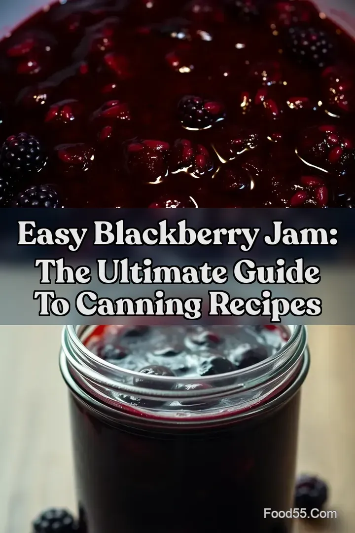 Easy Blackberry Jam: The Ultimate Guide To Canning Recipes : PIN FOR LATER Easy Blackberry Jam: The Ultimate Guide To Canning Recipes