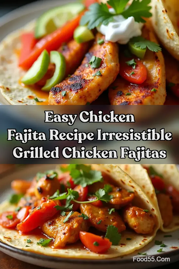 Easy Chicken Fajita Recipe Irresistible Grilled Chicken Fajitas