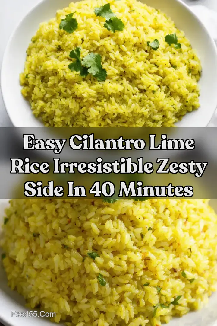 Easy Cilantro Lime Rice Irresistible Zesty Side in 40 Minutes