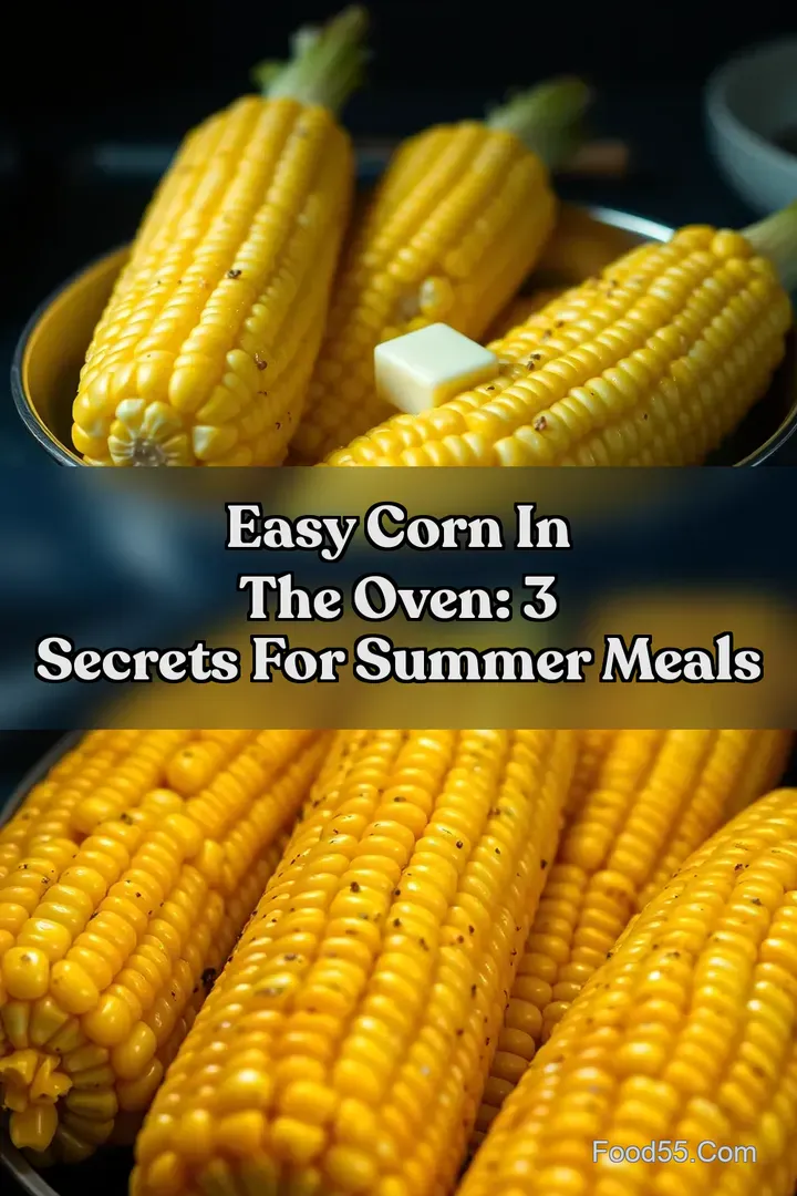 Easy corn in the oven: 3 Secrets For Summer Meals