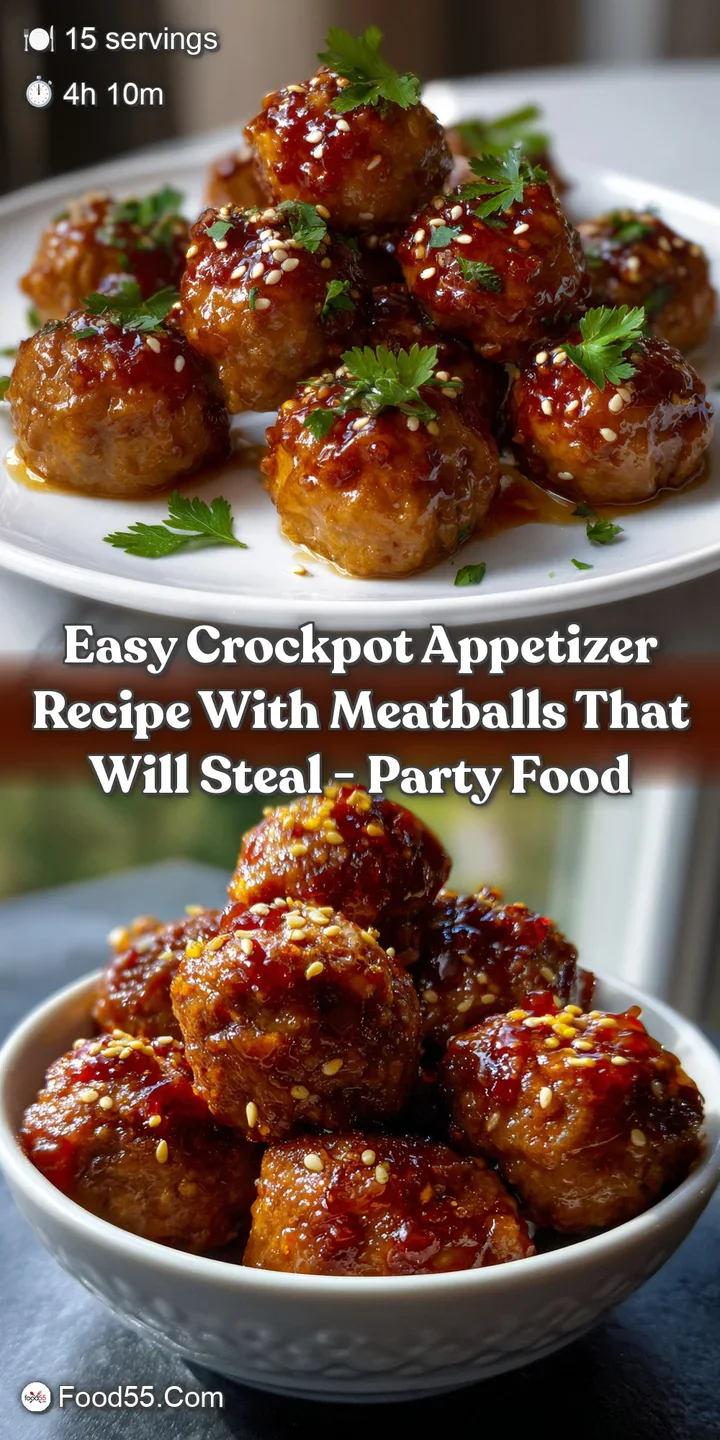 Close-up of juicy meatballs coated in a glossy, flavorful sauce, with visible herbs and spices creating an appealing aroma.