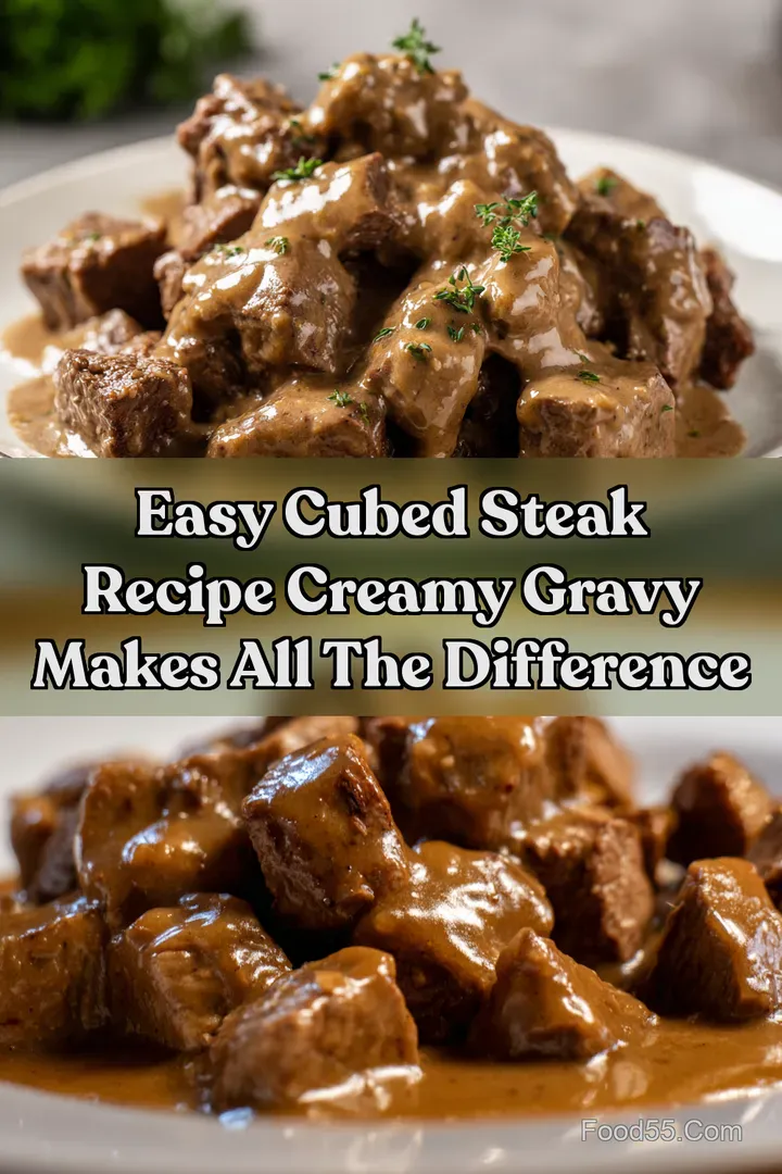 Easy Cubed Steak Recipe Creamy Gravy Makes All The Difference
