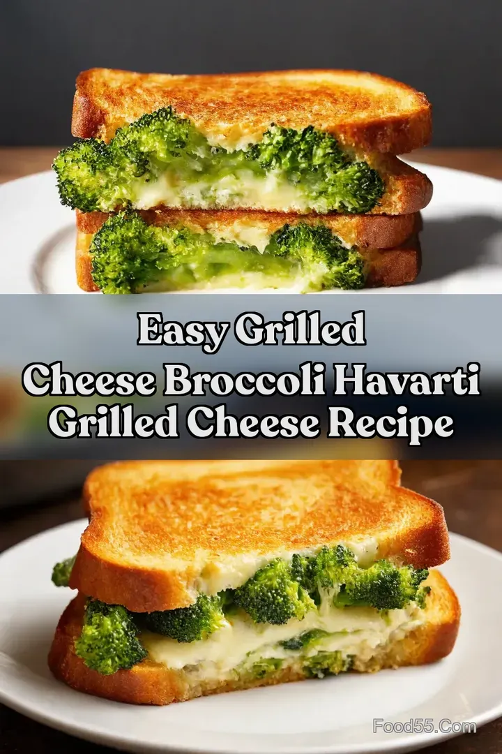 Easy Grilled Cheese Broccoli Havarti Grilled Cheese Recipe