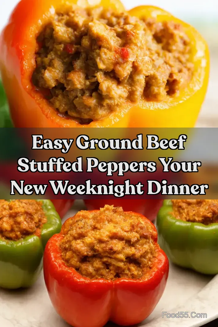 Easy Ground Beef Stuffed Peppers Your New Weeknight Dinner