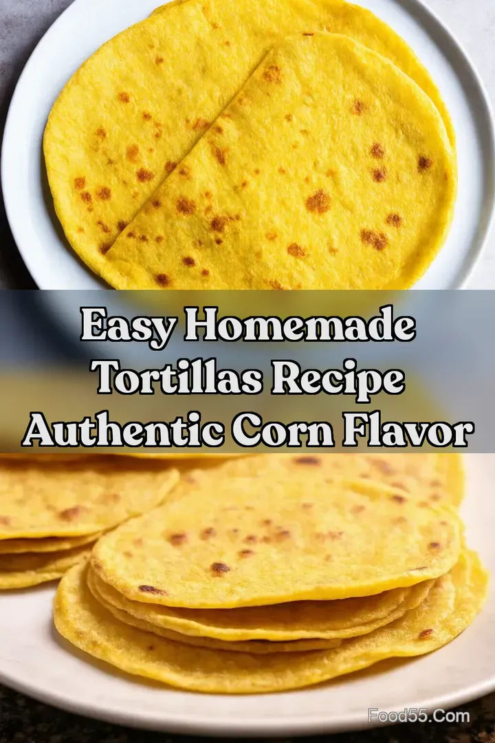 Easy Homemade Tortillas Recipe Authentic Corn Flavor