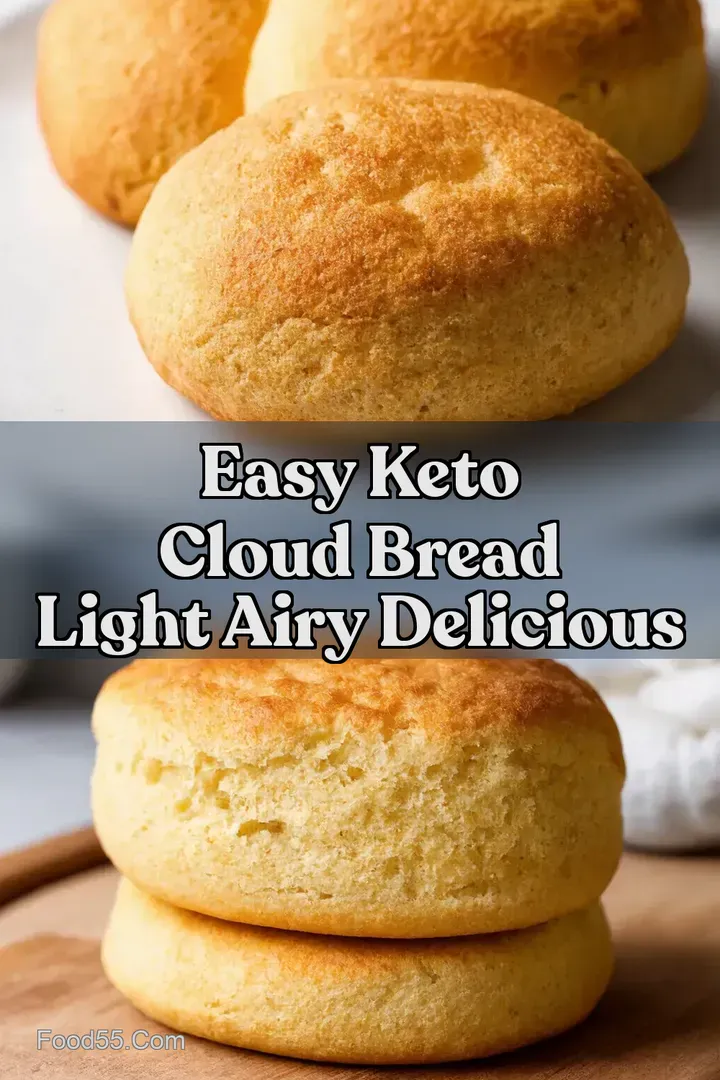 Easy Keto Cloud Bread Light Airy Delicious