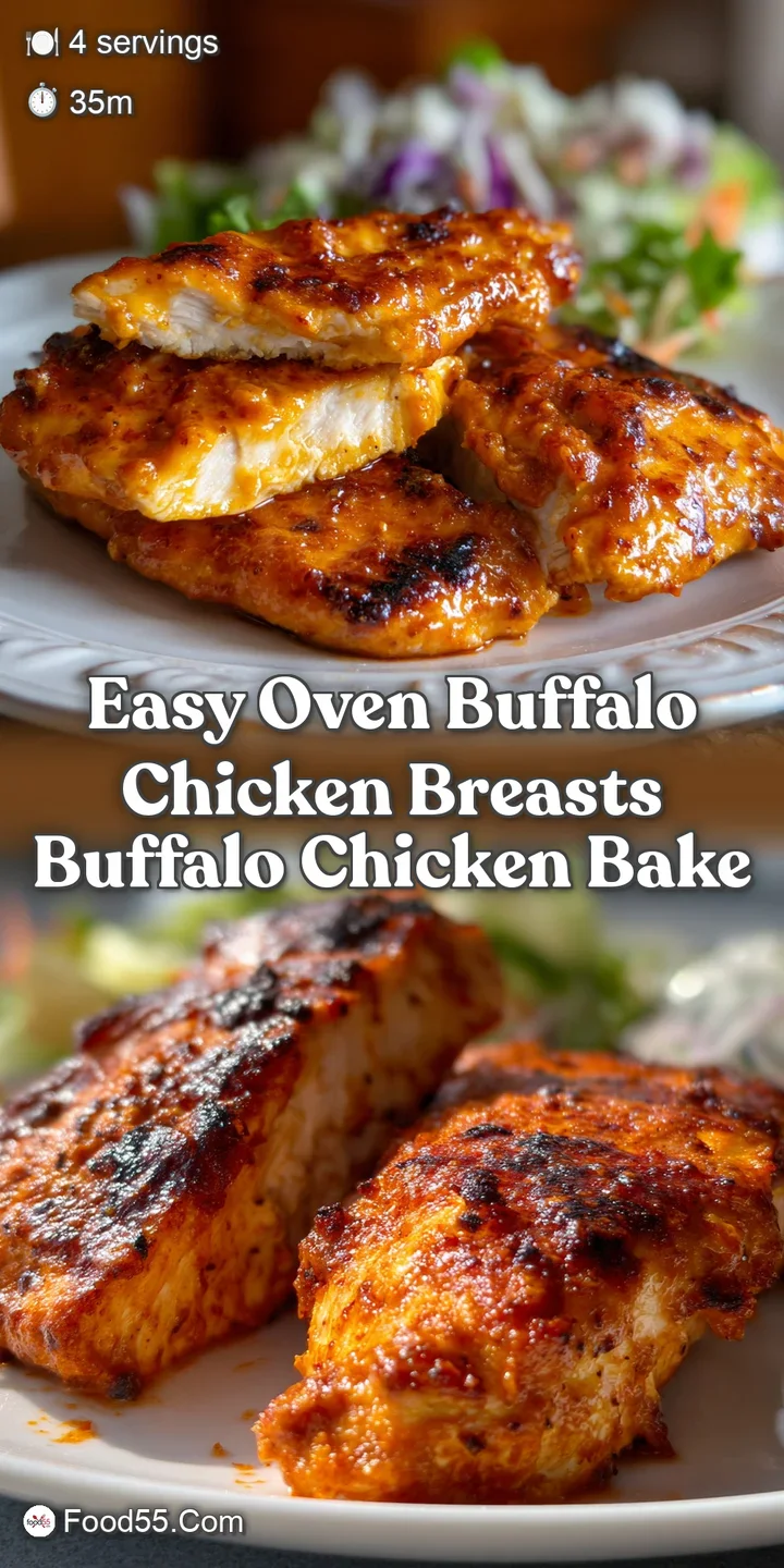Easy Oven Buffalo Chicken Breasts Buffalo Chicken Bake