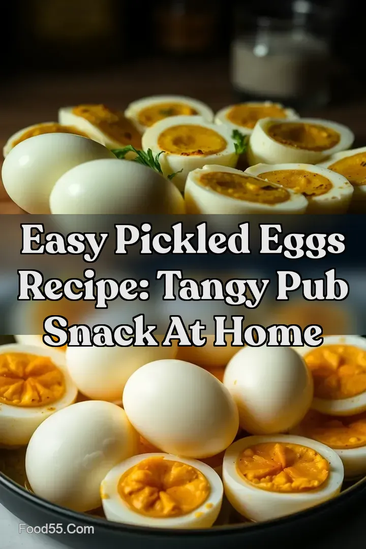Easy Pickled Eggs Recipe: Tangy Pub Snack At Home : PIN FOR LATER Easy Pickled Eggs Recipe: Tangy Pub Snack At Home