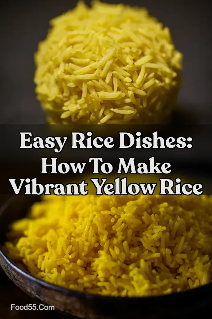 Easy Rice Dishes: How to Make Vibrant Yellow Rice