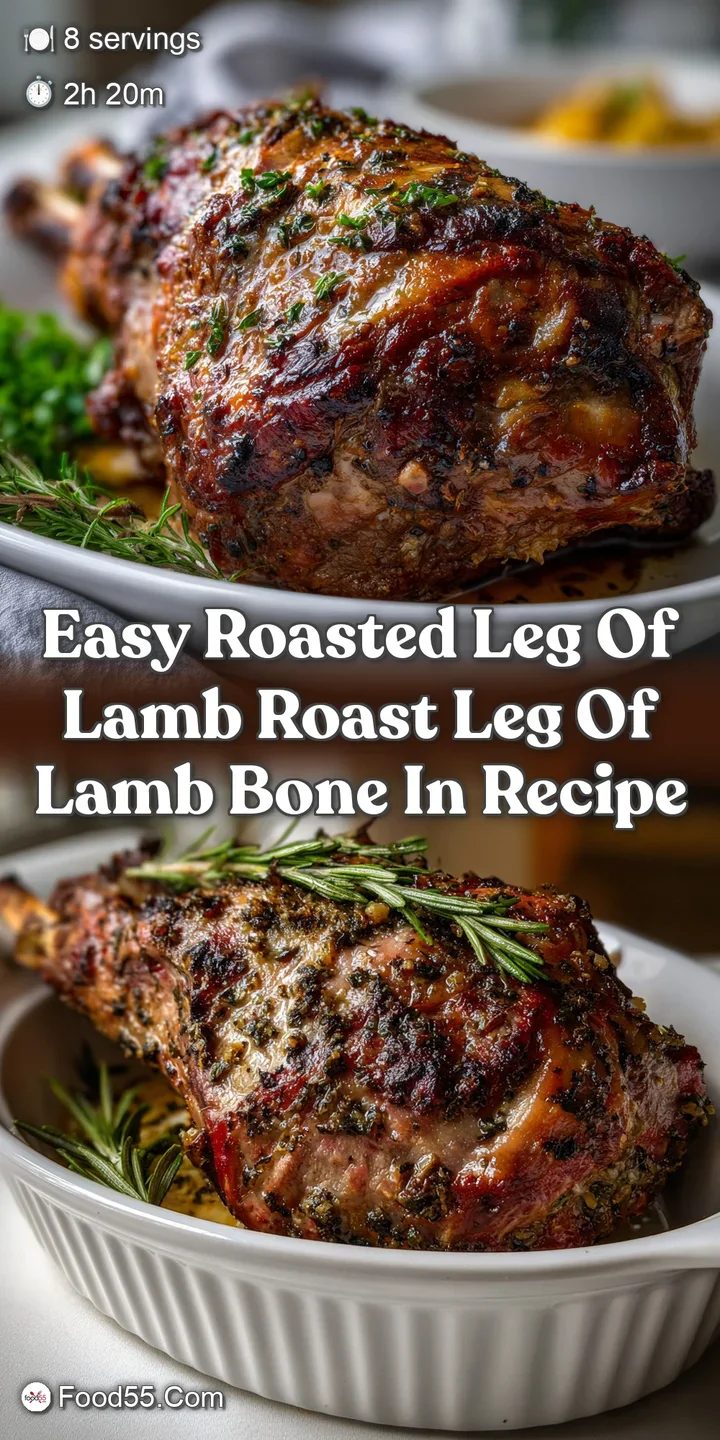 Easy Roasted Leg of Lamb Roast Leg Of Lamb Bone In Recipe