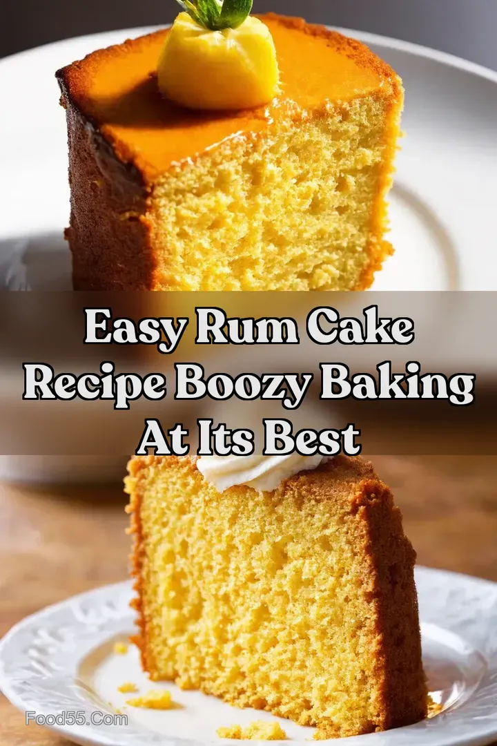 Easy Rum Cake Recipe Boozy Baking At Its Best : PIN FOR LATER Easy Rum Cake Recipe Boozy Baking At Its Best