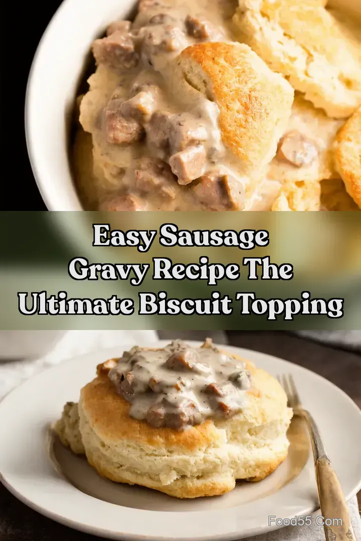 Easy Sausage Gravy Recipe The Ultimate Biscuit Topping