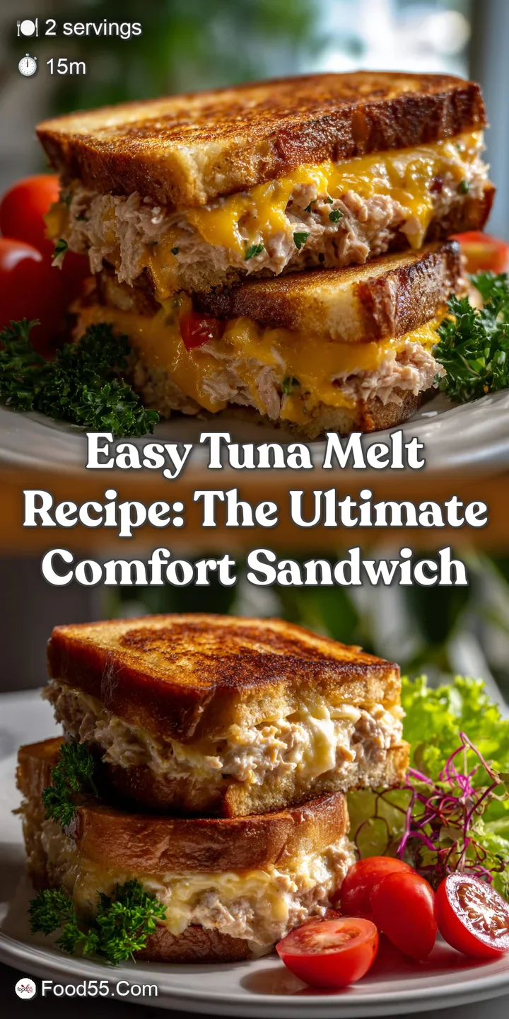 Easy Tuna Melt Recipe: The Ultimate Comfort Sandwich