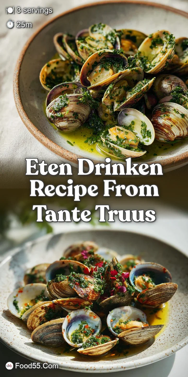 Close-up view of a luscious, ivory-hued sauce with visible bits of garlic and herbs, promising a rich and savory taste.