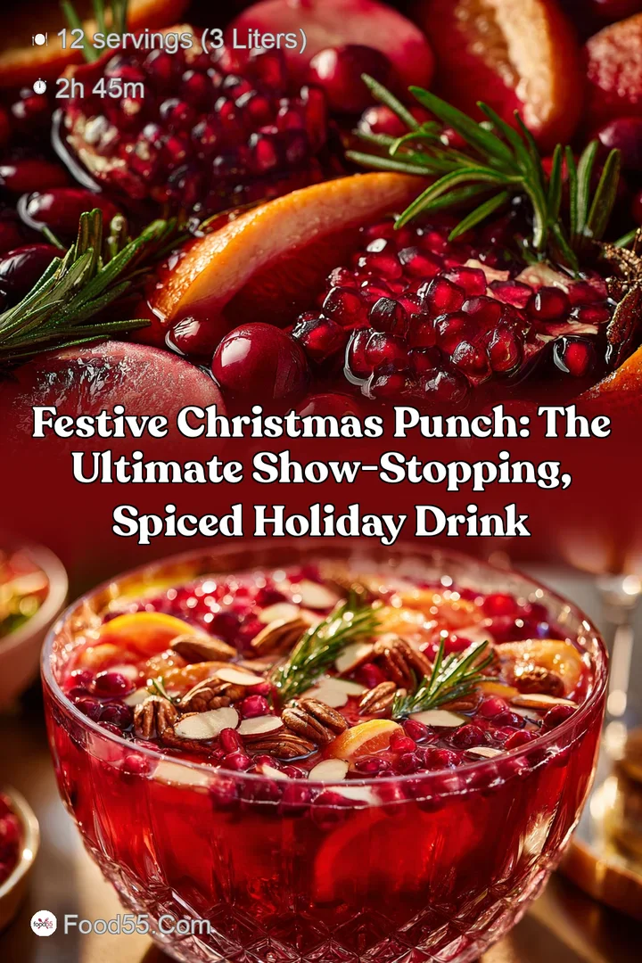Festive Christmas Punch: The Ultimate Show-Stopping Spiced Holiday Drink