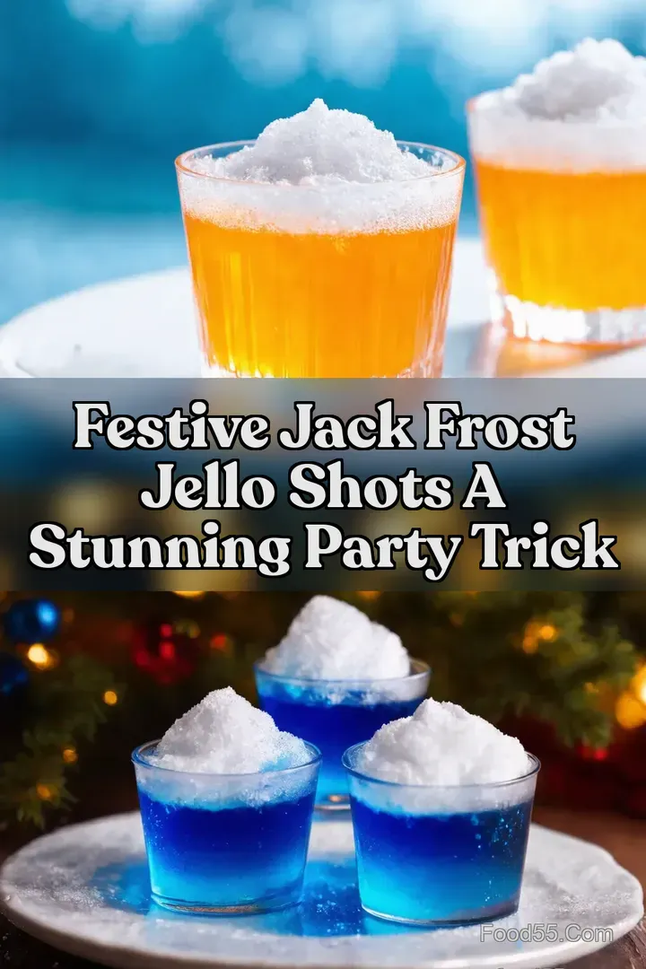 Festive Jack Frost Jello Shots A Stunning Party Trick