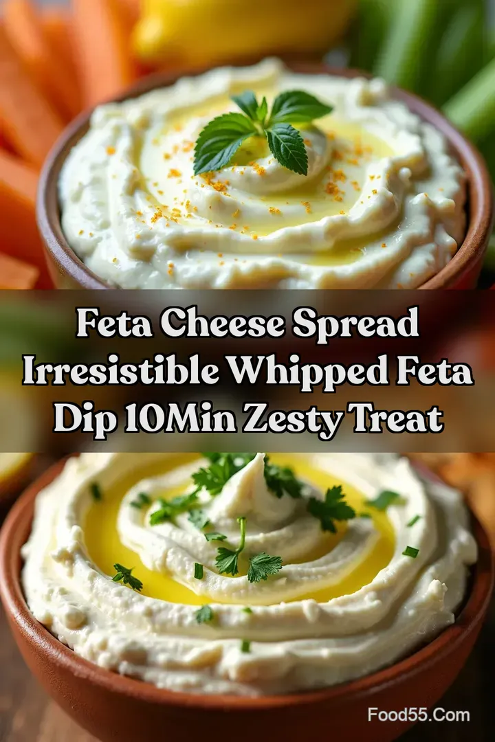 Feta Cheese Spread Irresistible Whipped Feta Dip 10Min Zesty Treat