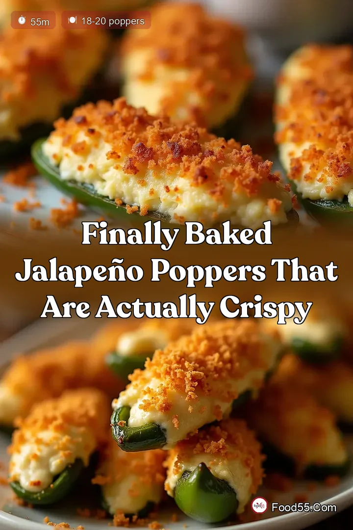 Finally Baked Jalape&ntilde;o Poppers That Are Actually Crispy