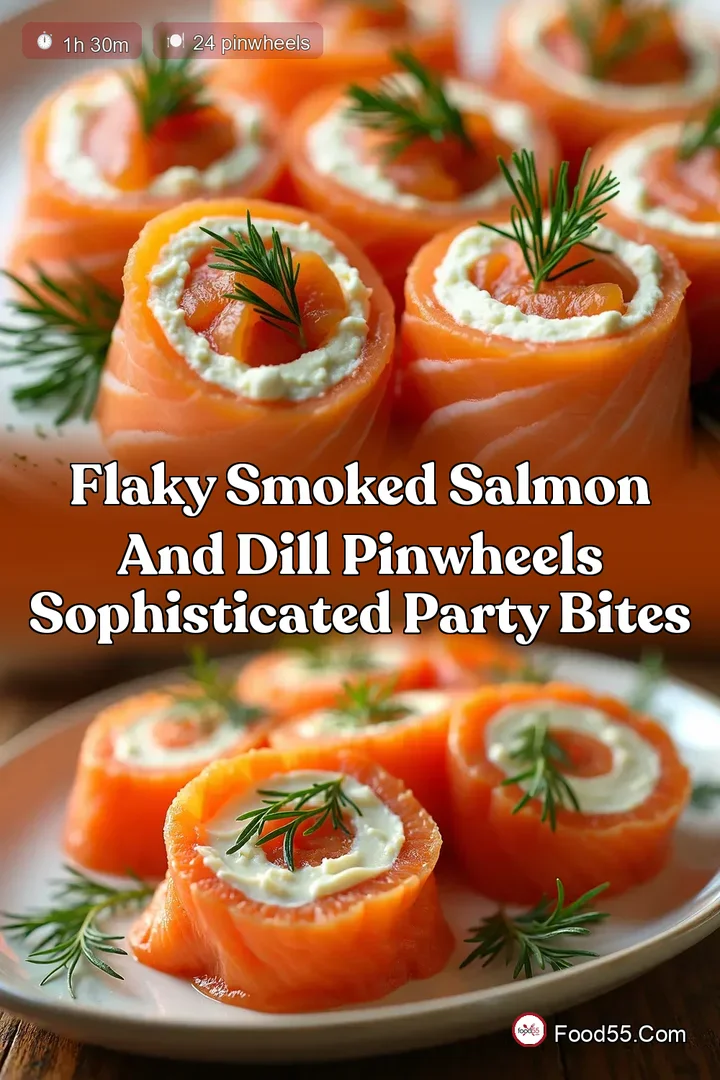 Flaky Smoked Salmon and Dill Pinwheels Sophisticated Party Bites