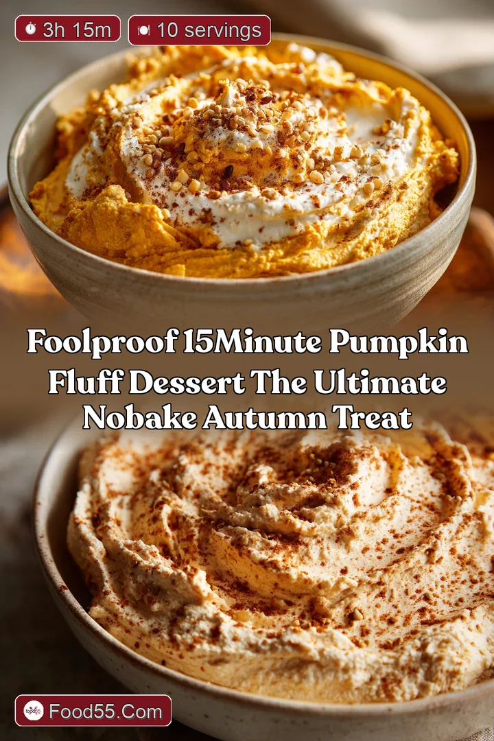 Foolproof 15Minute Pumpkin Fluff Dessert The Ultimate NoBake Autumn Treat