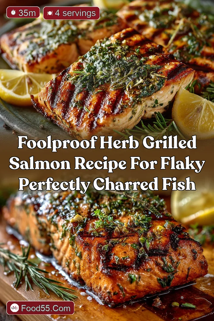 Foolproof Herb Grilled Salmon Recipe for Flaky Perfectly Charred Fish