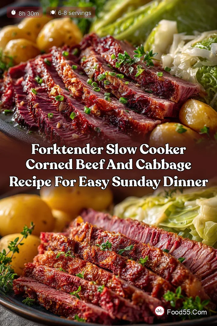 ForkTender Slow Cooker Corned Beef and Cabbage Recipe for Easy Sunday Dinner