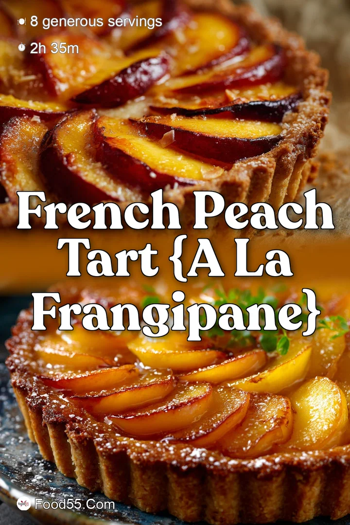 French Peach Tart {A La Frangipane}