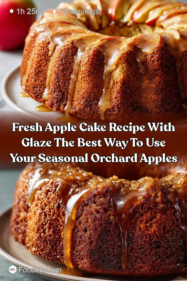 Fresh Apple Cake Recipe with Glaze The Best Way to Use Your Seasonal Orchard Apples