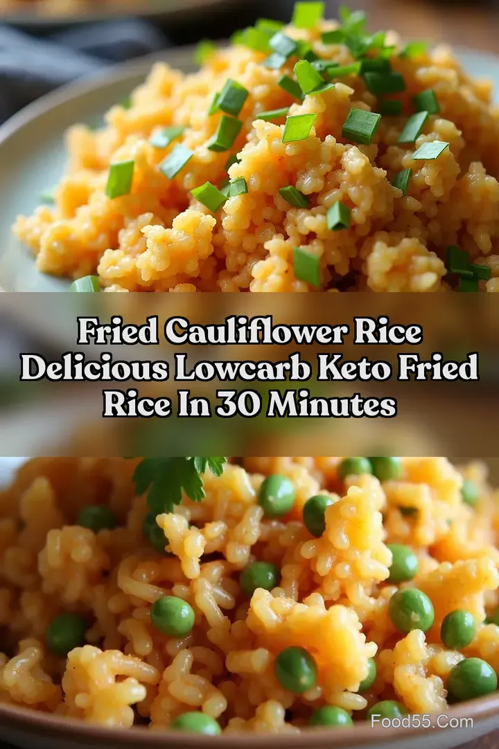 Fried Cauliflower Rice Delicious LowCarb Keto Fried Rice in 30 Minutes