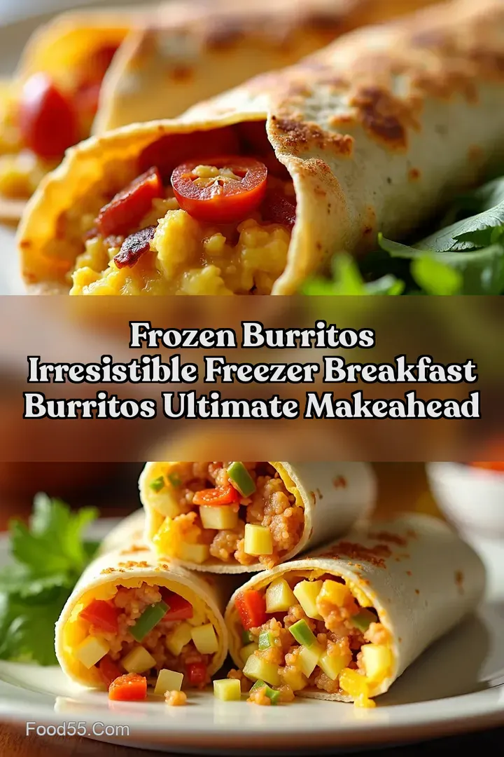 Frozen Burritos Irresistible Freezer Breakfast Burritos Ultimate MakeAhead