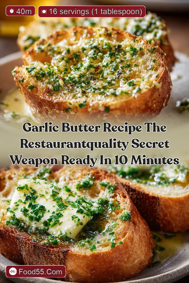 Garlic Butter Recipe The RestaurantQuality Secret Weapon Ready in 10 Minutes