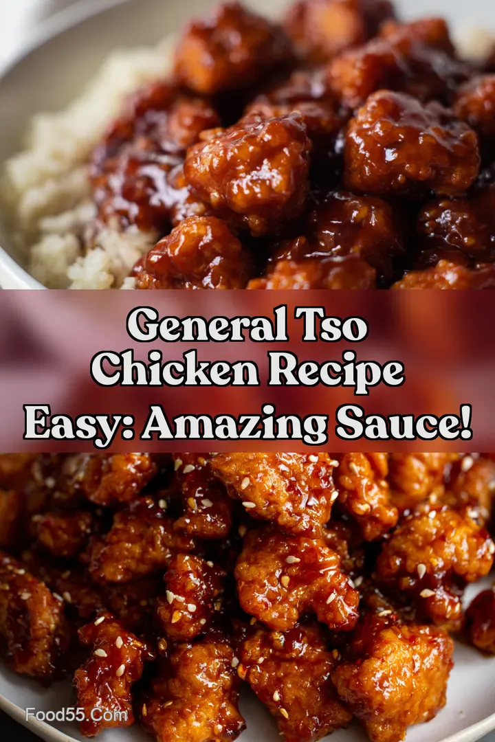 General Tso Chicken Recipe Easy: Amazing Sauce! : PIN FOR LATER General Tso Chicken Recipe Easy: Amazing Sauce!