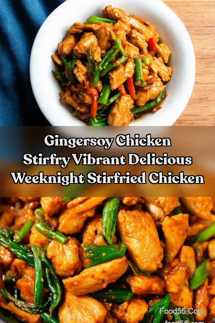 GingerSoy Chicken StirFry Vibrant Delicious Weeknight StirFried Chicken