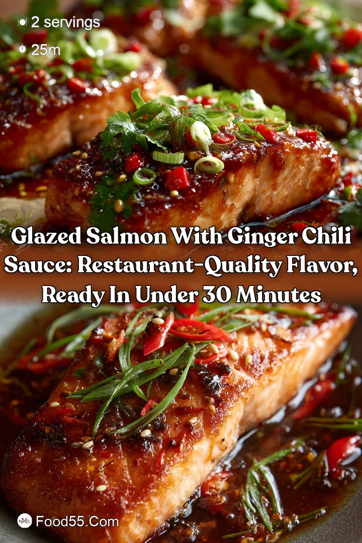 Glazed Salmon with Ginger Chili Sauce: Restaurant-Quality Flavor Ready in Under 30 Minutes