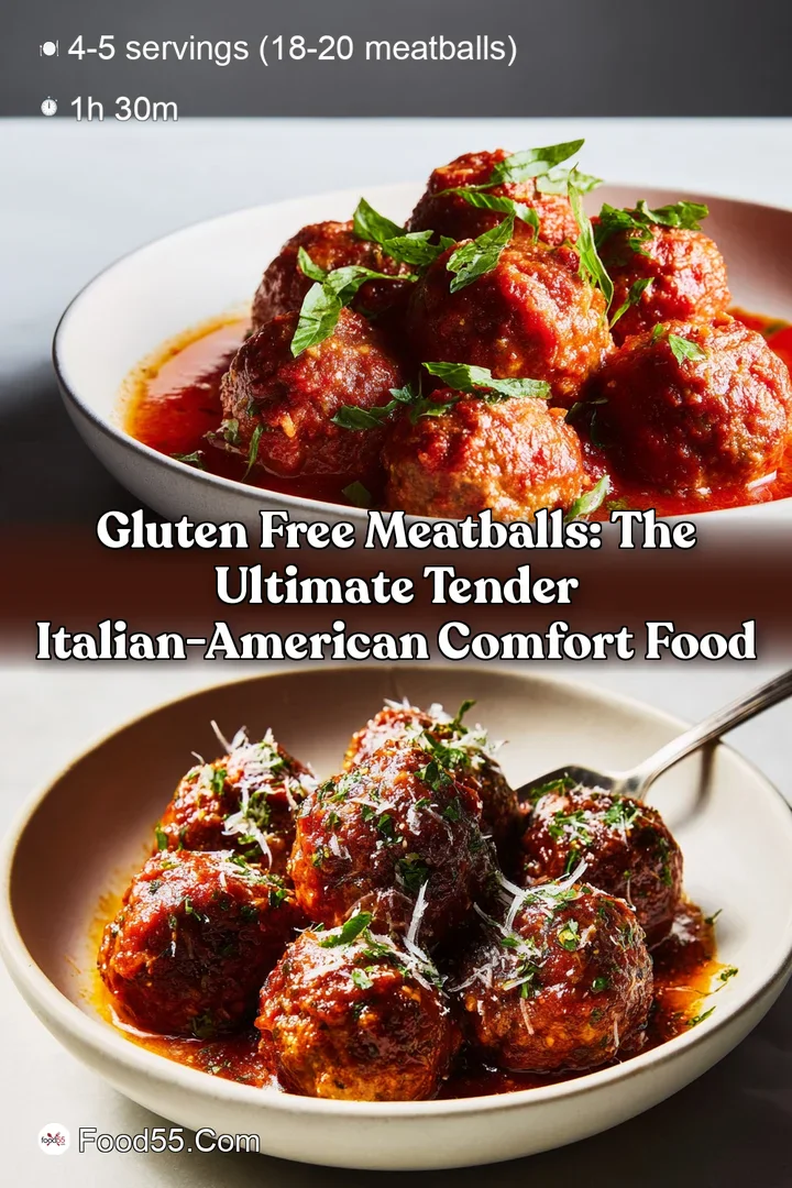 Gluten Free Meatballs: The Ultimate Tender Italian-American Comfort Food
