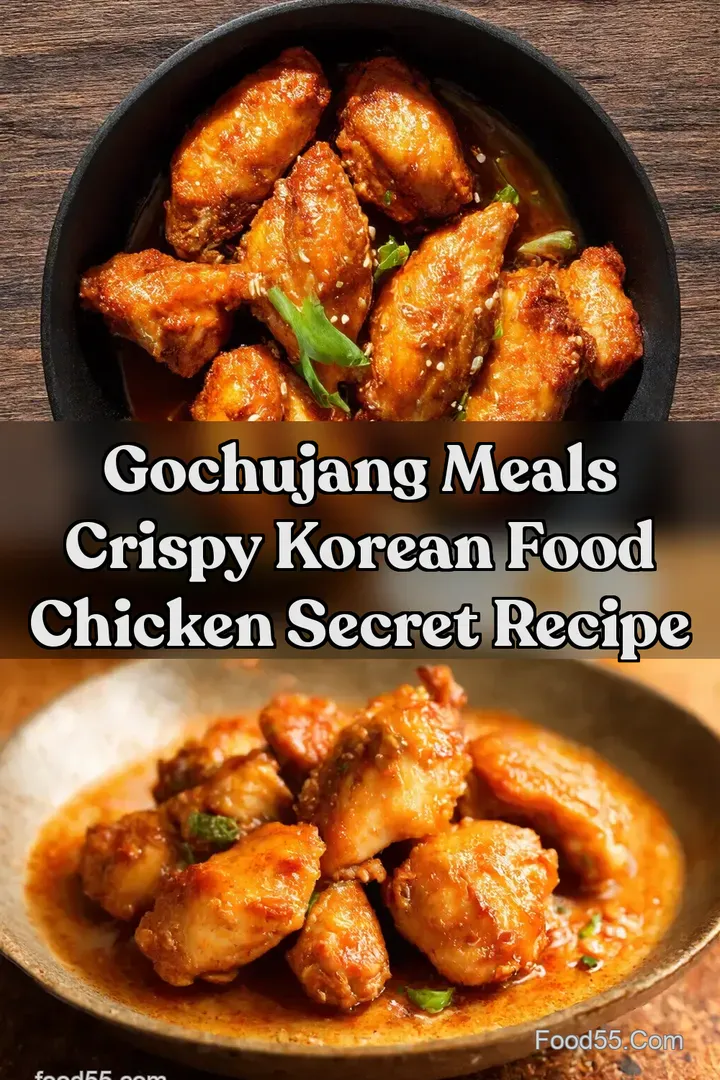Gochujang Meals Crispy Korean Food Chicken Secret Recipe