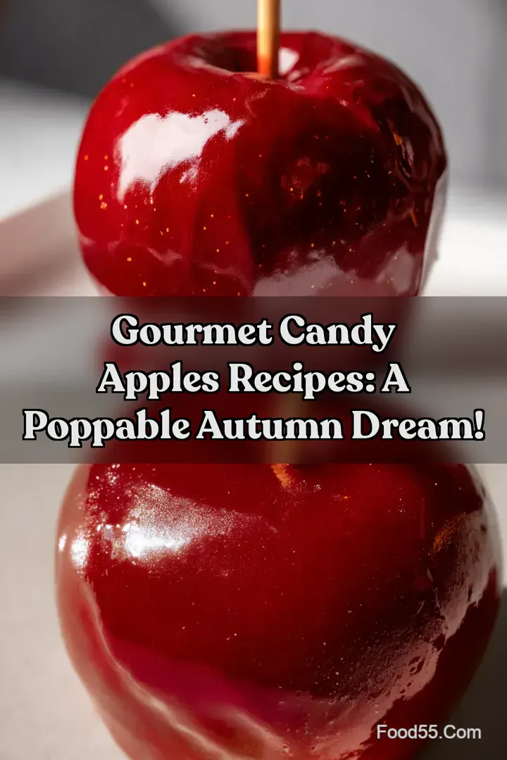 Gourmet Candy Apples Recipes: A Poppable Autumn Dream! : PIN FOR LATER Gourmet Candy Apples Recipes: A Poppable Autumn Dream!